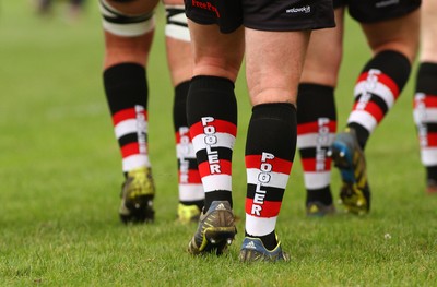 081016 Tata Steel RFC v Pontypool RFC - SWALEC Championship -Branding of Pontypool