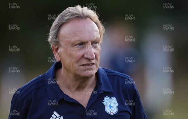 160718 - Tavistock v Cardiff City, Pre season friendly match - Cardiff City manager Neil Warnock at the end of the match
