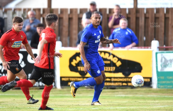 170717 - Tavistock v Cardiff City - Kenneth Zohore of Cardiff City