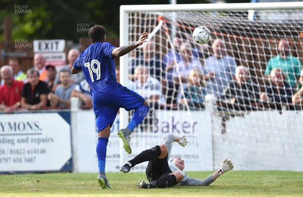 170717 - Tavistock v Cardiff City - Nathaniel Mandez-Laing of Cardiff City scores goal