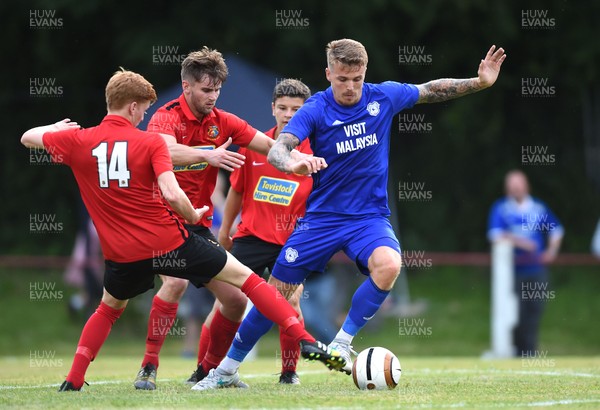 170717 - Tavistock v Cardiff City - Danny Ward of Cardiff City