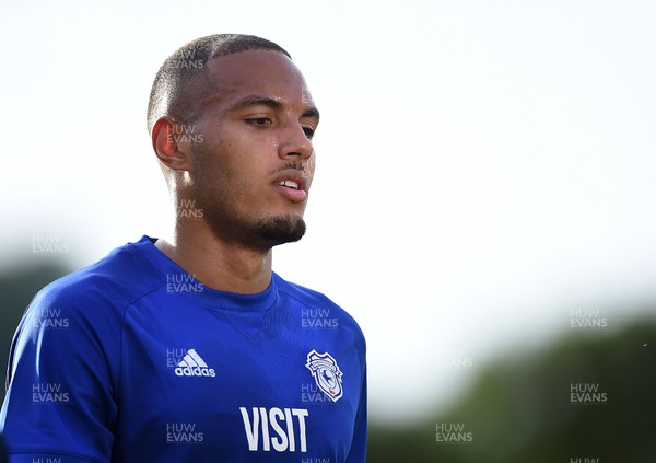 170717 - Tavistock v Cardiff City - Kenneth Zohore of Cardiff City