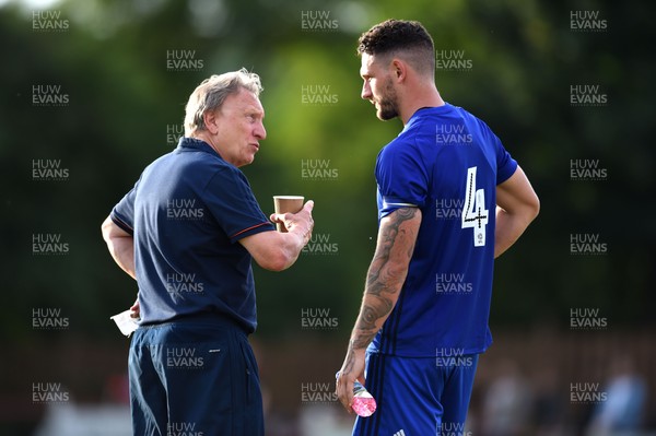 170717 - Tavistock v Cardiff City - Neil Warnock and Sean Morrison of Cardiff City