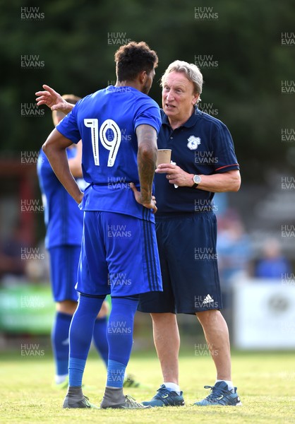 170717 - Tavistock v Cardiff City - Neil Warnock and Nathaniel Mendez-Laing of Cardiff City