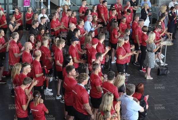 120822 - Welsh Government Welcome Home event for Wales Commonwealth Games Team -