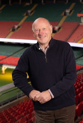 250124 - New Welsh Rugby Union President Terry Cobner at the Principality Stadium, Cardiff