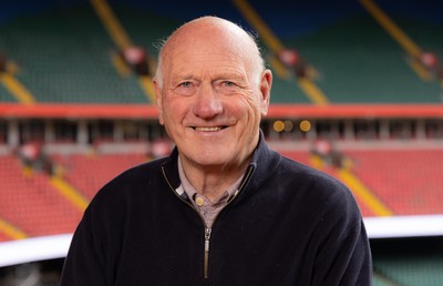 250124 - New Welsh Rugby Union President Terry Cobner at the Principality Stadium, Cardiff