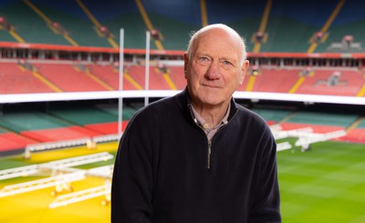 250124 - New Welsh Rugby Union President Terry Cobner at the Principality Stadium, Cardiff