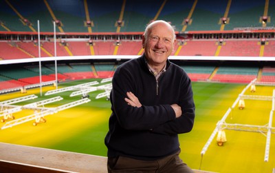 250124 - New Welsh Rugby Union President Terry Cobner at the Principality Stadium, Cardiff