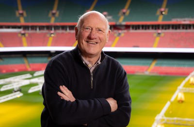 250124 - New Welsh Rugby Union President Terry Cobner at the Principality Stadium, Cardiff