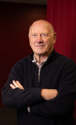 250124 - New Welsh Rugby Union President Terry Cobner at the Principality Stadium, Cardiff