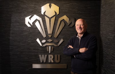 250124 - New Welsh Rugby Union President Terry Cobner at the Principality Stadium, Cardiff