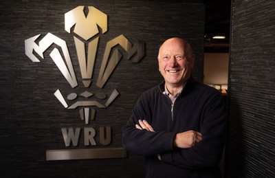 250124 - New Welsh Rugby Union President Terry Cobner at the Principality Stadium, Cardiff