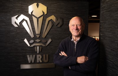 250124 - New Welsh Rugby Union President Terry Cobner at the Principality Stadium, Cardiff