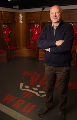 250124 - New Welsh Rugby Union President Terry Cobner at the Principality Stadium, Cardiff