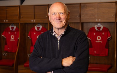 250124 - New Welsh Rugby Union President Terry Cobner at the Principality Stadium, Cardiff