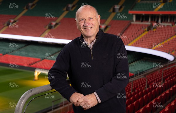 250124 - New Welsh Rugby Union President Terry Cobner at the Principality Stadium, Cardiff