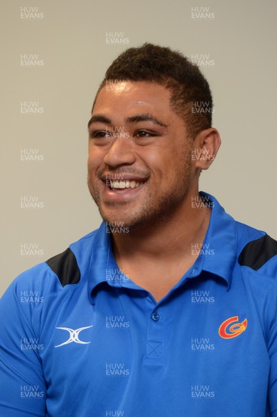 050813 - Toby Faletau Signs New Newport-Gwent Dragons Contract -Toby Faletau at Rodney Parade after signing a new contract at the Newport-Gwent Dragons