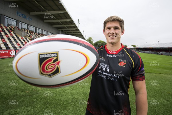 190619 - Picture shows new Dragons signing Tom Griffiths at Rodney Parade