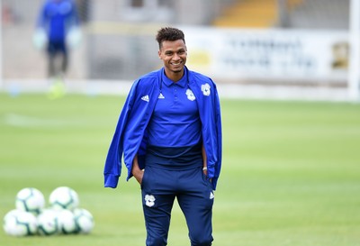 200718 - Torquay v Cardiff City - Preseason Friendly - Josh Murphy of Cardiff City