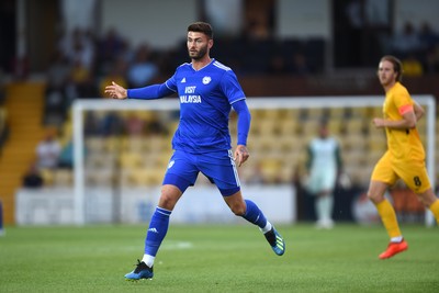 200718 - Torquay v Cardiff City - Preseason Friendly - Gary Madine of Cardiff City