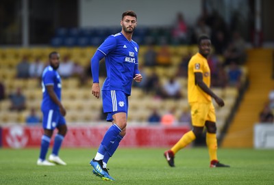 200718 - Torquay v Cardiff City - Preseason Friendly - Gary Madine of Cardiff City