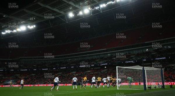 070218 - Tottenham Hotspur v Newport County, FA Cup Round 4 Replay - Newport County attack the Tottenham goal from  a corner