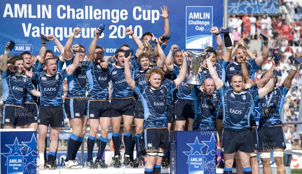 23.05.10 - Cardiff Blues v Toulon - Amlin Challenge Cup Final 2010 - Cardiff Blues celebrate winning the Challenge Cup. 