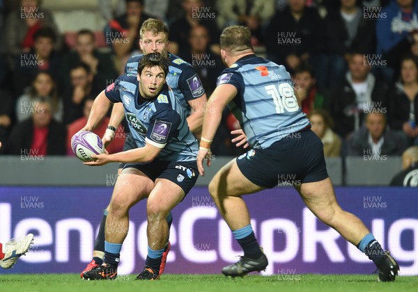 201017 - Toulouse v Cardiff Blues - European Rugby Challenge Cup - Brad Thyer of Cardiff Blues