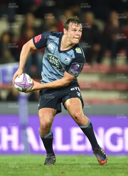 201017 - Toulouse v Cardiff Blues - European Rugby Challenge Cup - Jarrod Evans of Cardiff Blues