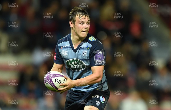 201017 - Toulouse v Cardiff Blues - European Rugby Challenge Cup - Jarrod Evans of Cardiff Blues