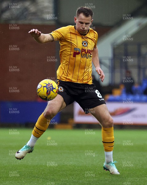 091223 - Tranmere Rovers v Newport County - Sky Bet League 2 - Bryn Morris of Newport County