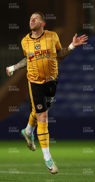 091223 - Tranmere Rovers v Newport County - Sky Bet League 2 - Scot Bennett of Newport County