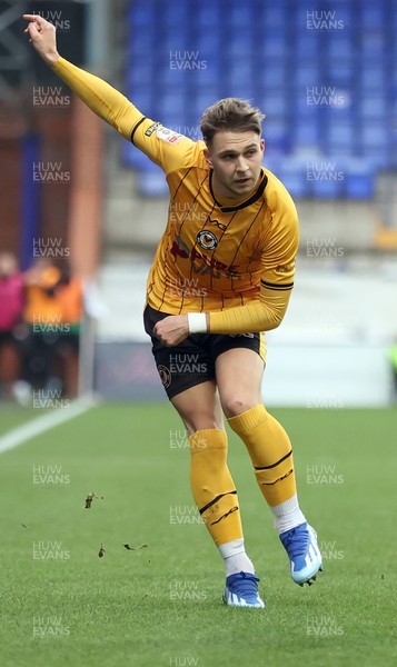 091223 - Tranmere Rovers v Newport County - Sky Bet League 2 - Lewis Payne of Newport County