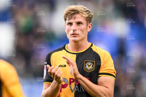 130925 - Tranmere Rovers v Newport County - Sky Bet League 2 - Tom Davies of Newport County applauds the fans at the end of the game