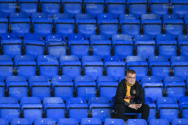 130925 - Tranmere Rovers v Newport County - Sky Bet League 2 - Newport fans at todays game