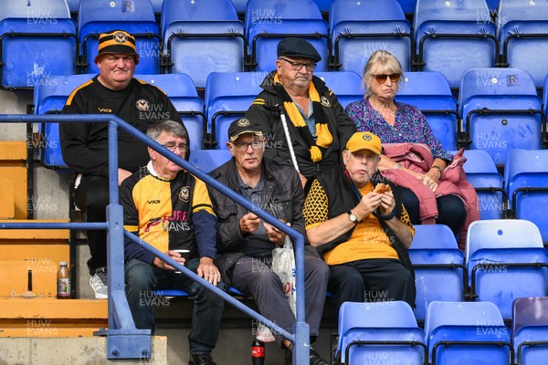 130925 - Tranmere Rovers v Newport County - Sky Bet League 2 - Newport fans at todays game