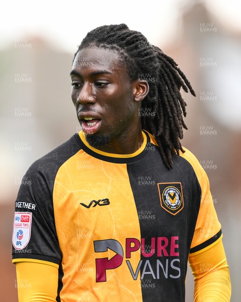 130925 - Tranmere Rovers v Newport County - Sky Bet League 2 - Michael Reindorf of Newport County during the game