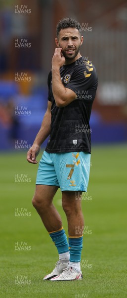 210821 - Tranmere Rovers v Newport County - Sky Bet League 2 - Robbie Willmott of Newport County during warm up
