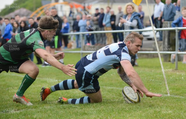 SATURDAY 6th MAY 2017 Trebanos v Seven Sisters, League 1 West Central  Trebanos RFC are presented with the League 1 West Central trophy after beating Seven Sisters RFC