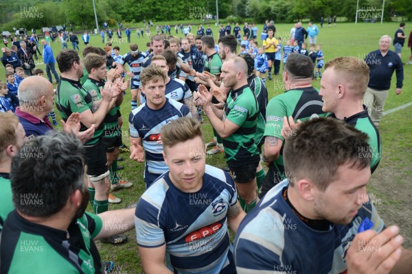 SATURDAY 6th MAY 2017 Trebanos v Seven Sisters, League 1 West Central  Trebanos RFC are presented with the League 1 West Central trophy after beating Seven Sisters RFC