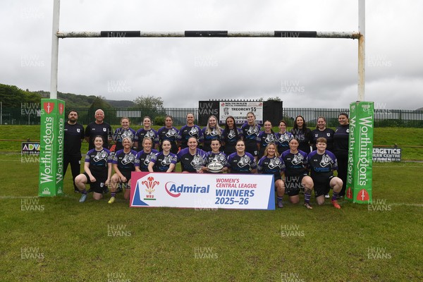 200526 - Treorchy RFC - WRU National League Central Trophy Presentation - Treorchy players after winning the National League Central