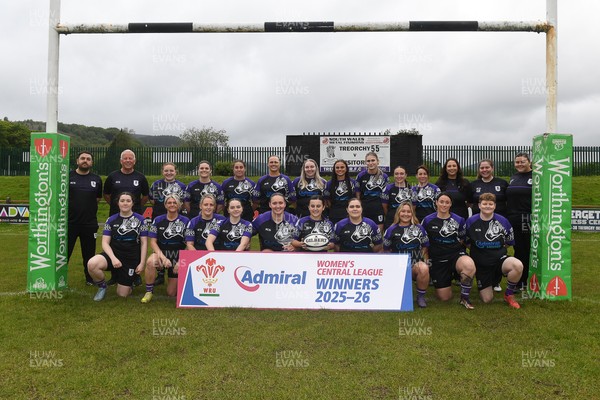 200526 - Treorchy RFC - WRU National League Central Trophy Presentation - Treorchy players after winning the National League Central
