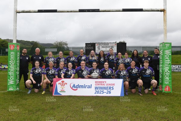 200526 - Treorchy RFC - WRU National League Central Trophy Presentation - Treorchy players after winning the National League Central