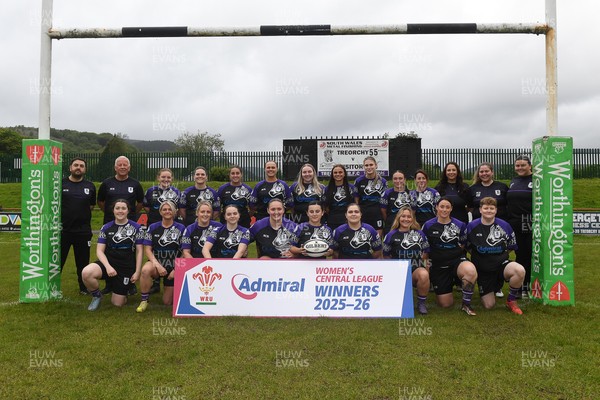 200526 - Treorchy RFC - WRU National League Central Trophy Presentation - Treorchy players after winning the National League Central