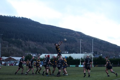 170126 - Treorchy v Aberdare - Admiral National Championship - East - Owen Candemir of Aberdare 