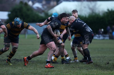 170126 - Treorchy v Aberdare - Admiral National Championship - East - Ellis Fackrell of Treorchy 
