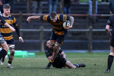 170126 - Treorchy v Aberdare - Admiral National Championship - East - Kian Carter of Aberdare 