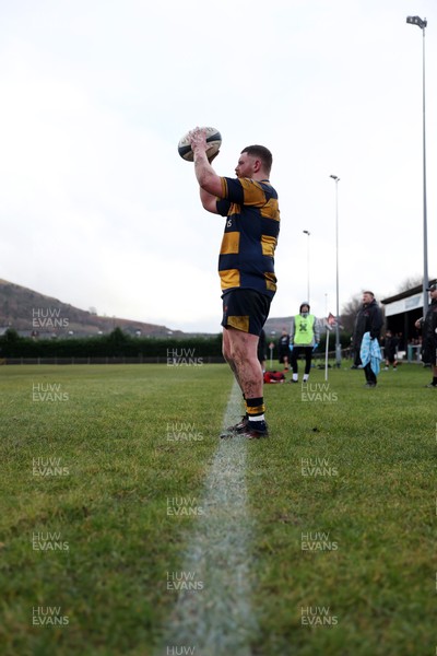 170126 - Treorchy v Aberdare - Admiral National Championship - East - Ben Staton of Aberdare 