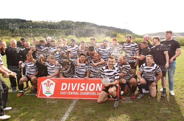 150417 - Treorchy RFC v Dowlais RFC - WRU  Division 1 East Central - Treorchy celebrate winning WRU Division 1 East Central  